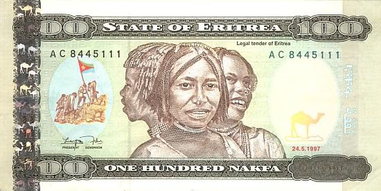 100 Nakfa note - Eritrea