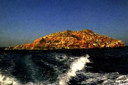 Seil, a small rocky island in the Dahlak Archipelago