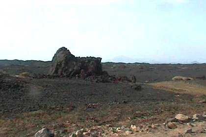 Lava structures in the Danakil Desert.