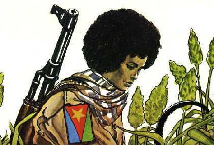 Female EPLF fighter - war of liberation 1961-1991