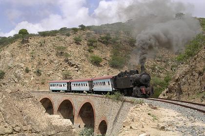 One of the many bridges of the Eritrean railway