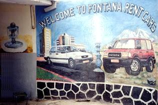Entrance of Fontana Rent A Car - Asmara Eritrea