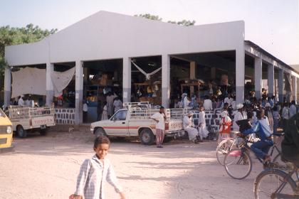 Covered market in Keren - Eritrea