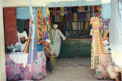 Traditional tailors shop in Keren - Eritrea