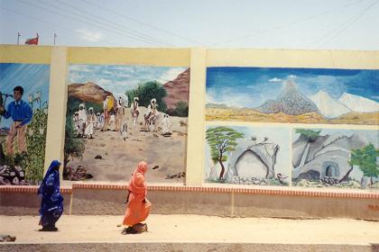 Wall paintings in Keren - Eritrea