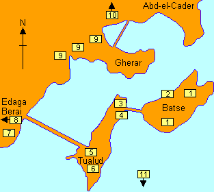 Map of Massawa Eritrea