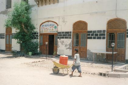 Little bar at the island of Wusti Batse Massawa