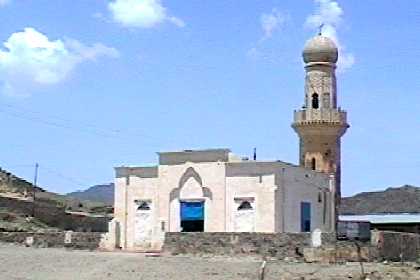 The battered mosque of Nacfa Eritrea