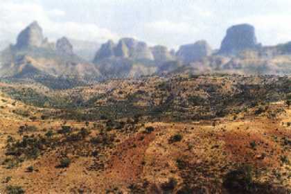 View over Senhit - Eritrea