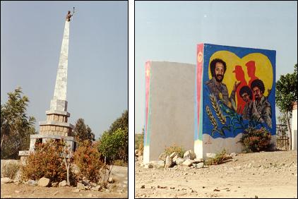Monument for the martyrs of the struggle for liberation - Road to Keren Eritrea