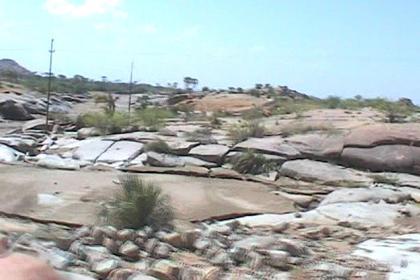 Rough landscape around Tesseney.